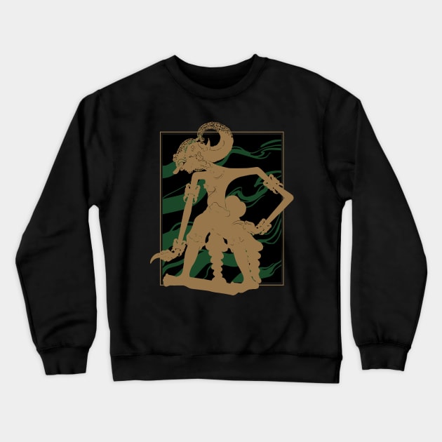 wayang bima Crewneck Sweatshirt by fandi.creations